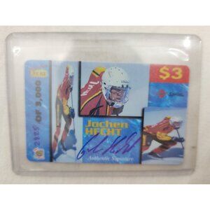 Jochen Hecht Autograph 1998-99 Be A Player Signatures NHL Sabres